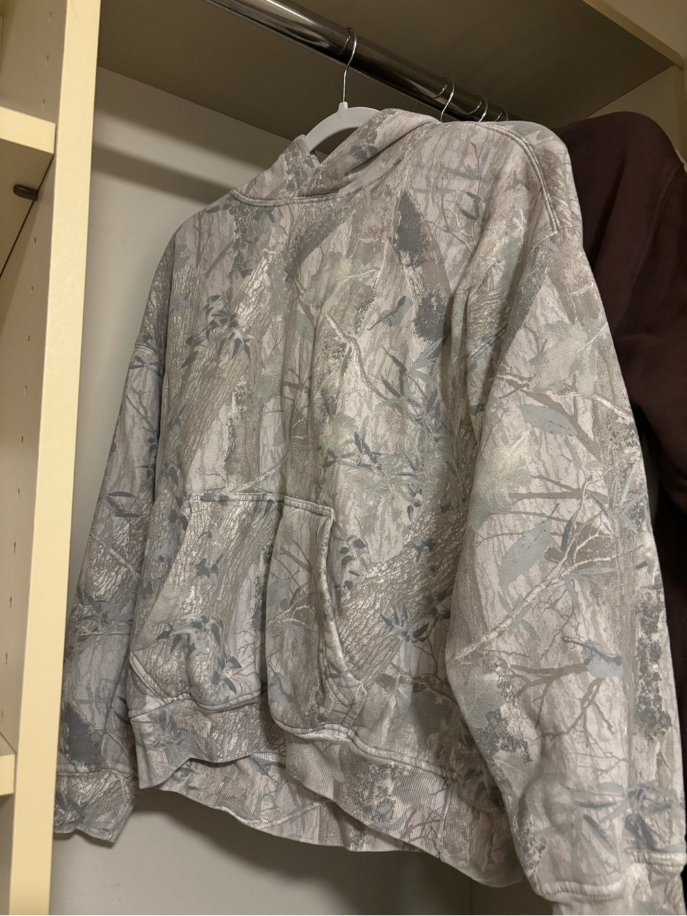 Abercrombie & Fitch Gray Camo Hoodie